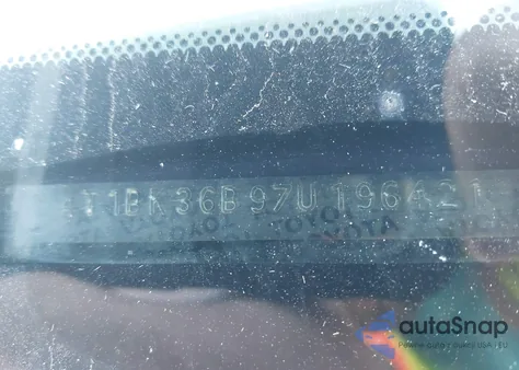 2007 Toyota Avalon Xls z USA, uszkodzony, nr VIN 4T1BK36B97U196421